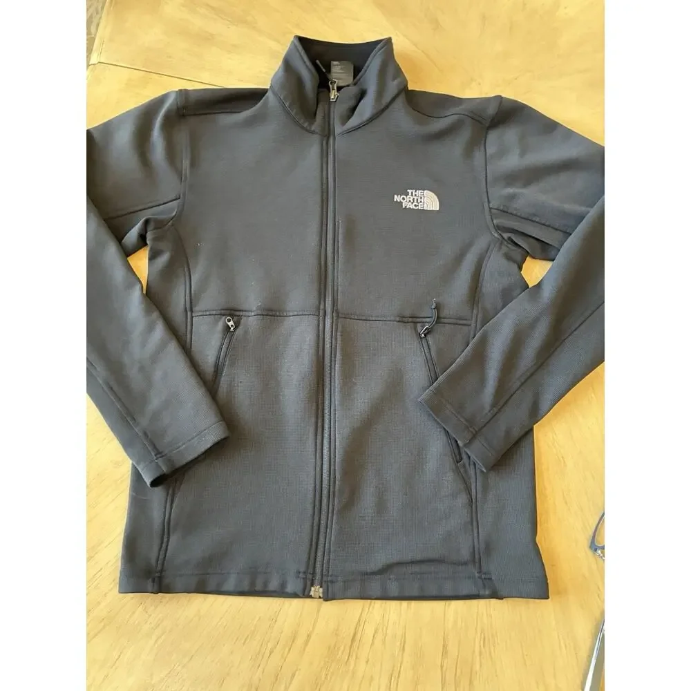 The North Face Black Charcoal Fleece Full-Zip Jacket Gorpcore Outdoor Men S